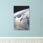 Toile Vue en haute oblique sur la péninsule de Gaspe (Insitu (Plancher de Bois))