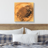 Toile Vue en oeil de poisson de la surface de Titan (Insitu(Chambre))