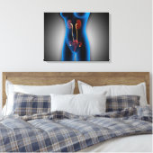 Toile Vue En Rayon X Du Corps Féminin Avec Reproduction (Insitu(Chambre))