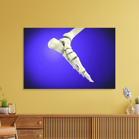 Toile Vue En Rayon X Du Pied Humain 2 (Insitu(Salon))