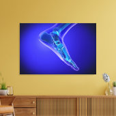 Toile Vue En Rayon X Du Pied Humain 3 (Insitu(Salon))