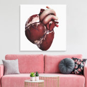 Toile Vue En Trois Dimensions Du Coeur Humain, Avant (Insitu(Salon))