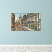 Toile Vue Est du marché St de Powell St (Insitu (Plancher de Bois))