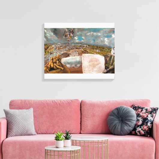 Toile Vue et plan de Tolède | El Greco | (Insitu(Salon))