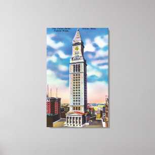 Toile Vue extérieure de bureau de douane des USA