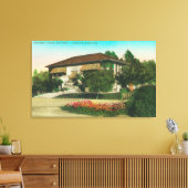 Toile Vue extérieure de Carnegie LibraryLakeport, CA (Insitu(Salon))