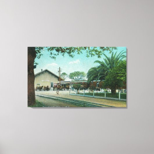 Toile Vue extérieure de DepotHealdsburg, CA (Recto)