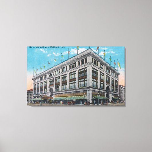 Toile Vue extérieure de H. C. Capwell Co. Bldg (Recto)