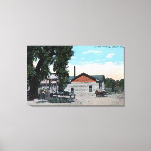 Toile Vue extérieure de Jacinto CreameryWillows, CA (Recto)