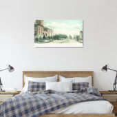 Toile Vue extérieure de la bibliothèque publique sur Pèr (Insitu(Chambre))