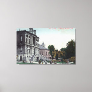 Toile Vue extérieure de la Chambre de Tribunal du Comt