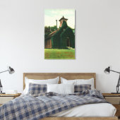 Toile Vue extérieure de la chapelle couverte de lierre, (Insitu(Chambre))