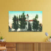 Toile Vue extérieure de la Grammar SchoolCorning, CA (Insitu(Salon))