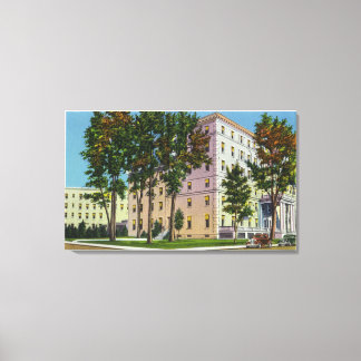 Toile Vue extérieure de la maison Augusta