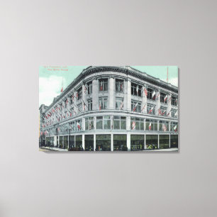 Toile Vue extérieure de la Maison Blanche