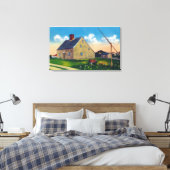 Toile Vue extérieure de la maison de café Jethro (Insitu(Chambre))