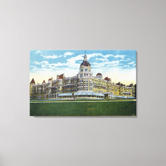 Toile Vue extérieure de la maison de printemps de Pologn (Recto)