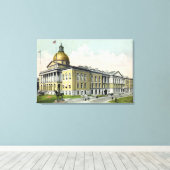 Toile Vue extérieure de la Maison d'Etat # 2 (Insitu (Plancher de Bois))