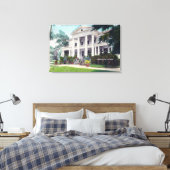 Toile Vue extérieure de la maison du commandant, cour de (Insitu(Chambre))