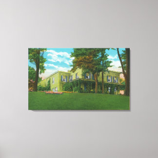 Toile Vue extérieure de la maison Marshall