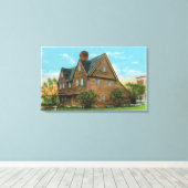 Toile Vue extérieure de la maison Pequot (Insitu (Plancher de Bois))