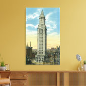 Toile Vue extérieure de la maison personnalisée (Insitu(Salon))