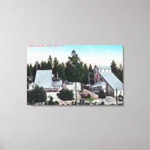 Toile Vue extérieure de la mine de la Pennsylvanie