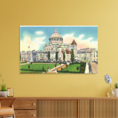 Toile Vue extérieure de la nouvelle maison d'édition (Insitu(Salon))