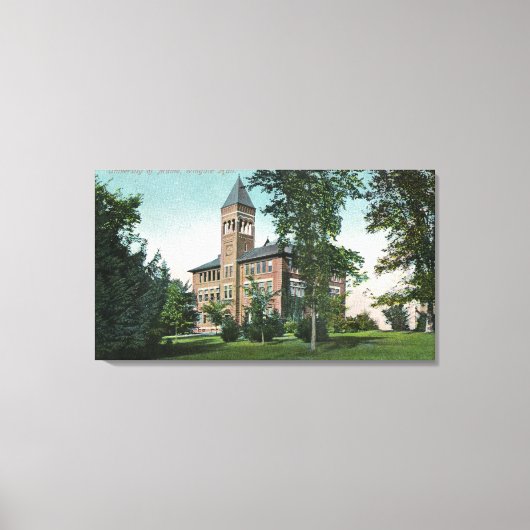 Toile Vue extérieure de la salle d'ailes (Recto)