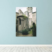 Toile Vue extérieure de l'apsidiole de l'abbaye (Insitu (Plancher de Bois))