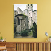 Toile Vue extérieure de l'apsidiole de l'abbaye (Insitu(Salon))