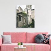 Toile Vue extérieure de l'apsidiole de l'abbaye (Insitu(Salon))