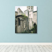Toile Vue extérieure de l'apsidiole de l'abbaye (Insitu (Plancher de Bois))