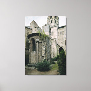 Toile Vue extérieure de l'apsidiole de l'abbaye