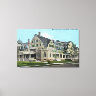 Toile Vue extérieure de l'auberge de Templeton