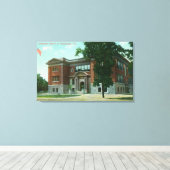 Toile Vue extérieure de l'école de grammaire 2 (Insitu (Plancher de Bois))