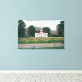 Toile Vue extérieure de l'école publique (Insitu (Plancher de Bois))