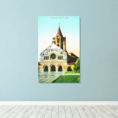 Toile Vue extérieure de l'église Memorial à Stanford U (Insitu (Plancher de Bois))