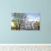 Toile Vue extérieure de l'église Sainte-Marie (Insitu (Plancher de Bois))