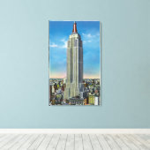 Toile Vue extérieure de l'Empire State Bldg (Insitu (Plancher de Bois))
