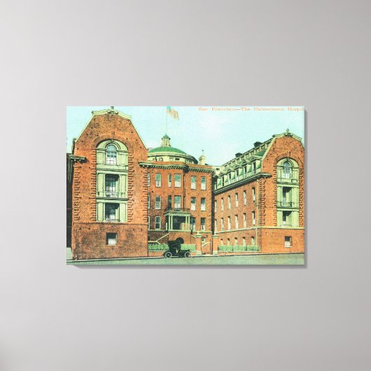 Toile Vue extérieure de l'hôpital Hahnemann (Recto)