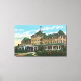 Toile Vue extérieure de l'Hôtel Ausable Chasm