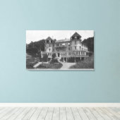 Toile Vue extérieure de l'hôtel Bon Air à Escalle (Insitu (Plancher de Bois))