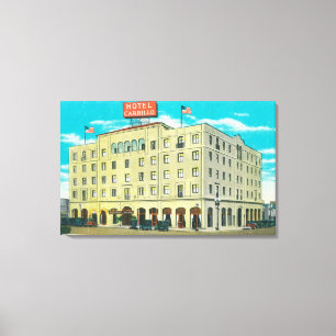 Toile Vue extérieure de l'hôtel Carrillo