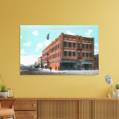 Toile Vue extérieure de l'hôtel Cunningham sur Lewis St (Insitu(Salon))