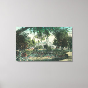 Toile Vue extérieure de l'hôtel de péninsule