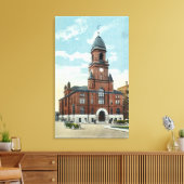 Toile Vue extérieure de l'hôtel de ville (Insitu(Salon))