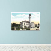 Toile Vue extérieure de l'hôtel de ville (Insitu (Plancher de Bois))