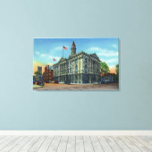 Toile Vue extérieure de l'hôtel de ville 3 (Insitu (Plancher de Bois))