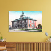 Toile Vue extérieure de l'hôtel de ville Salinas, CA (Insitu(Salon))